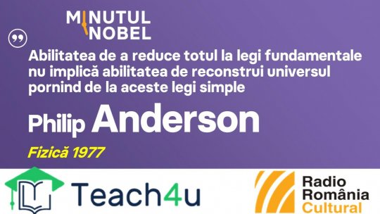 Minutul Nobel - Philip Anderson | PODCAST