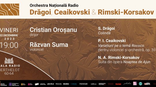 Suita din opera „Ajun de Crăciun” - Nikolai Rimski-Korsakov, încheie anul la Sala Radio!