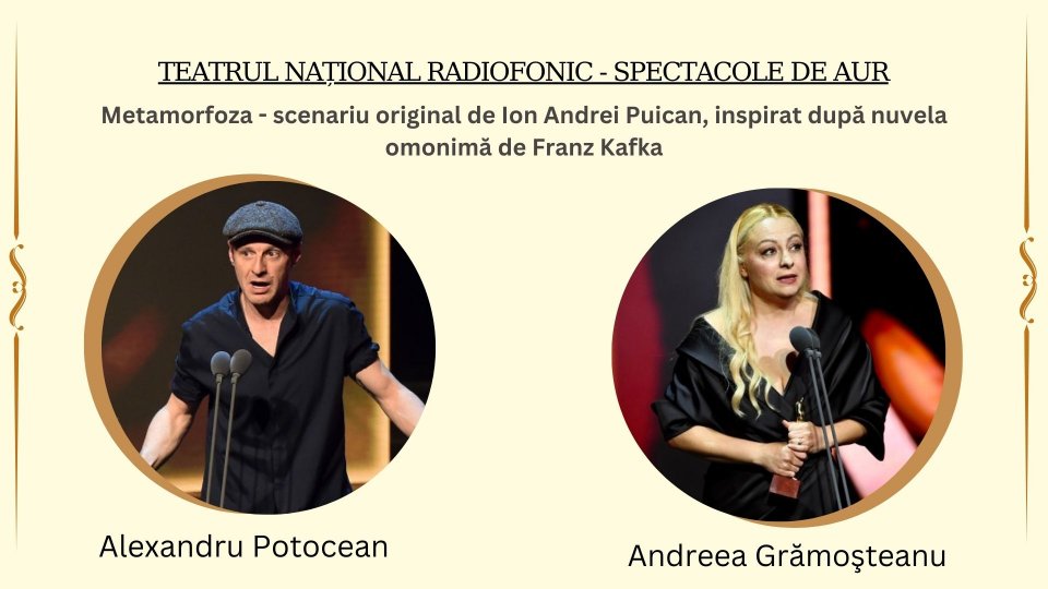 Metamorfoza, scenariu original de Ion Andrei Puican, inspirat după nuvela omonimă de Franz Kafka | PODCAST