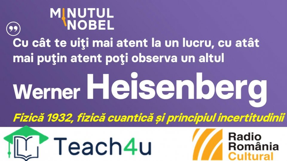 Minutul Nobel - Werner Heisenberg | PODCAST