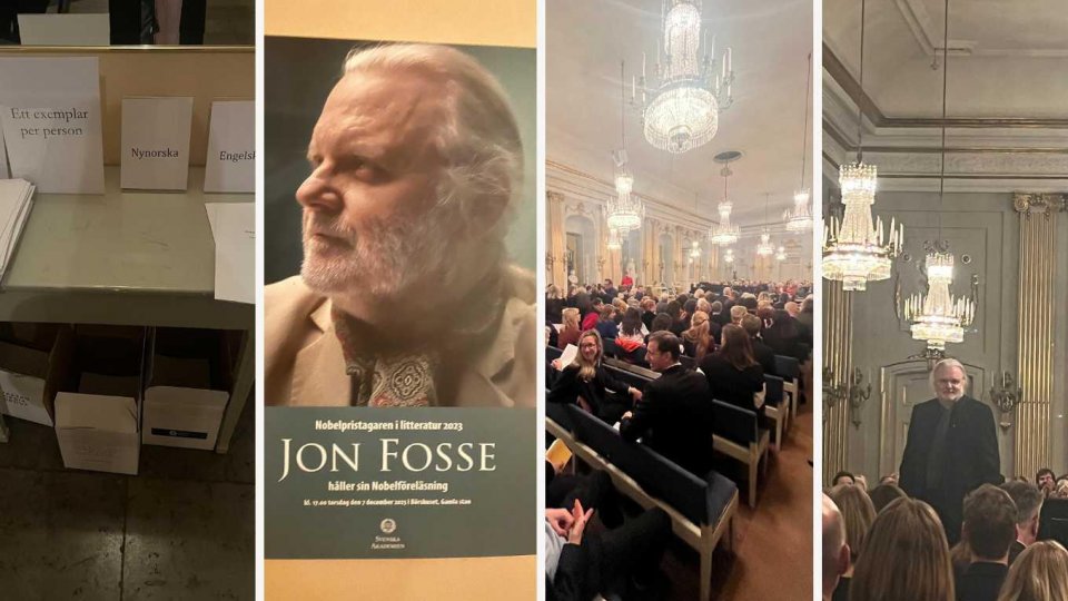 Nobel 2023 - 7 decembrie 2023 - Jon Fosse, lectură cu public la Academia Suedeză | PODCAST