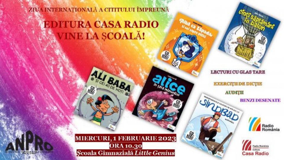 Ziua Internațională a cititului împreună... cu Editura Casa Radio