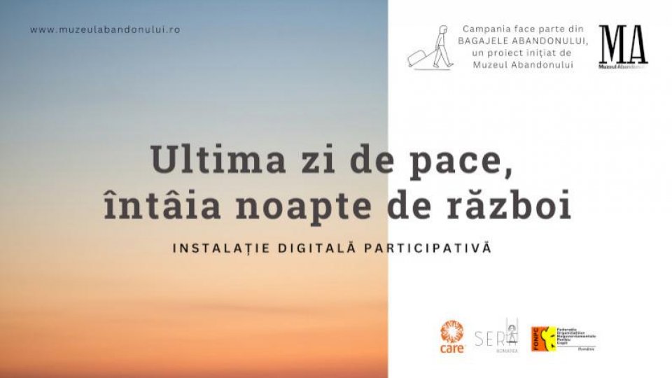 Ultima zi de pace, întâia noapte de război: Instalație digitală participativă