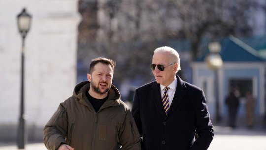 Timpul prezent - Vizită istorică a președintelui Joe Biden la Kiev: „SUA vor sprijini Ucraina cît timp e nevoie”