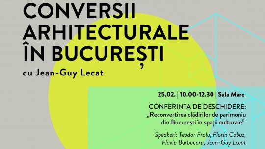 Personalitate internațională a teatrului, Jean-Guy Lecat susține la ARCUB workshop-ul „Conversii arhitecturale în Bucureşti "