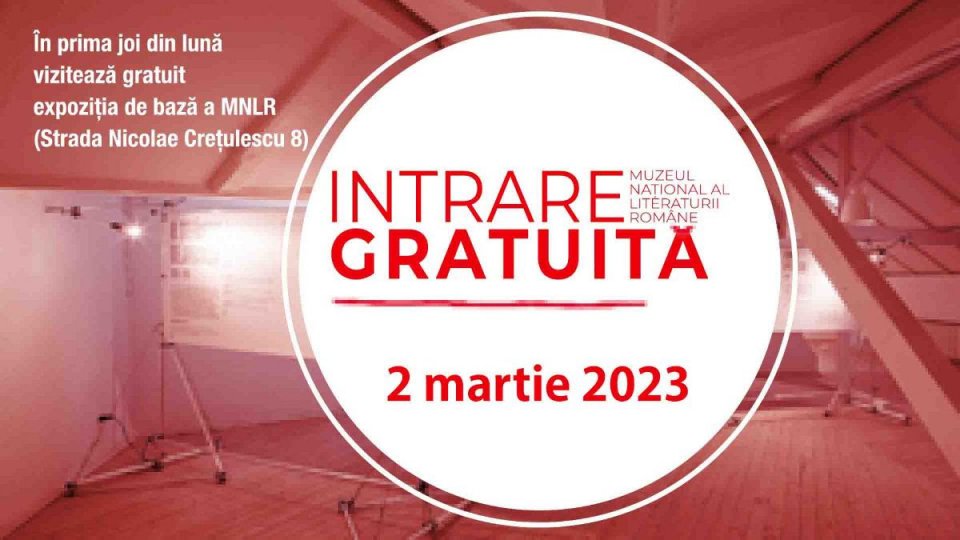 Agenda culturală MNLR, perioada 27 februarie – 5 martie 2023