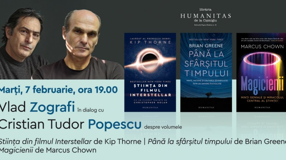 Vlad Zografi în dialog cu Cristian Tudor Popescu despre universul din realitate și reprezentarea lui în filme