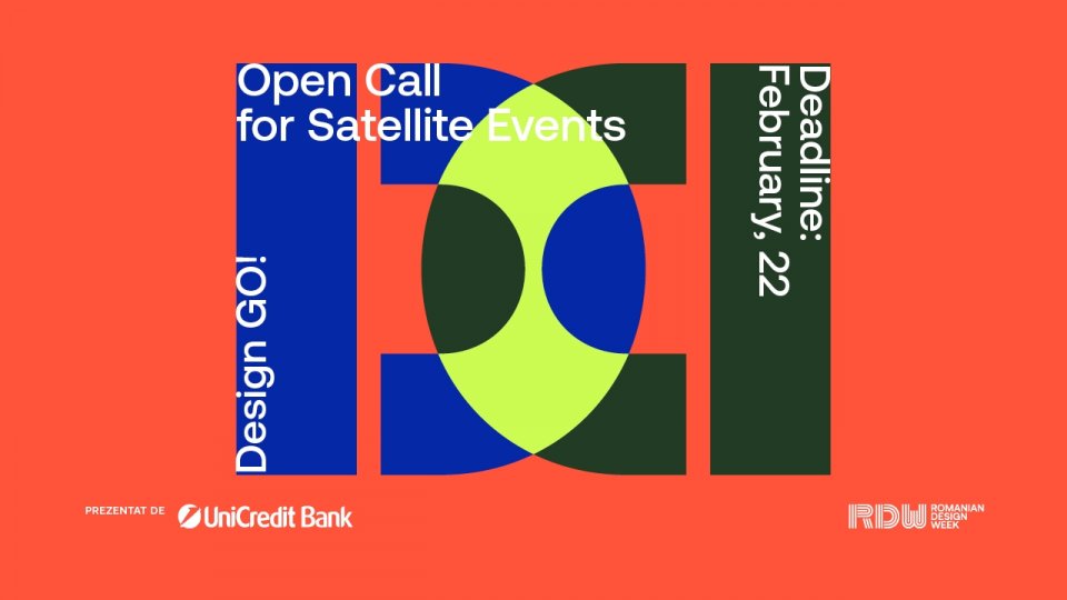 Design GO!: S-a deschis apelul pentru evenimente satelit  Romanian Design Week 2023