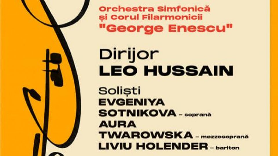 Leo Hussain dirijează muzică sacră poloneză la Ateneul Român