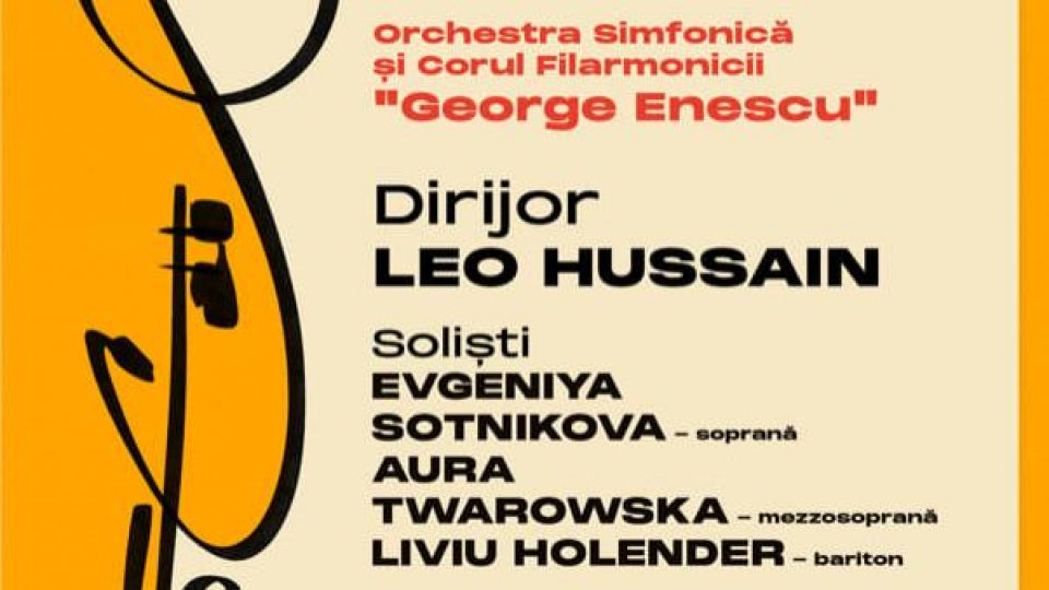 Leo Hussain dirijează muzică sacră poloneză la Ateneul Român