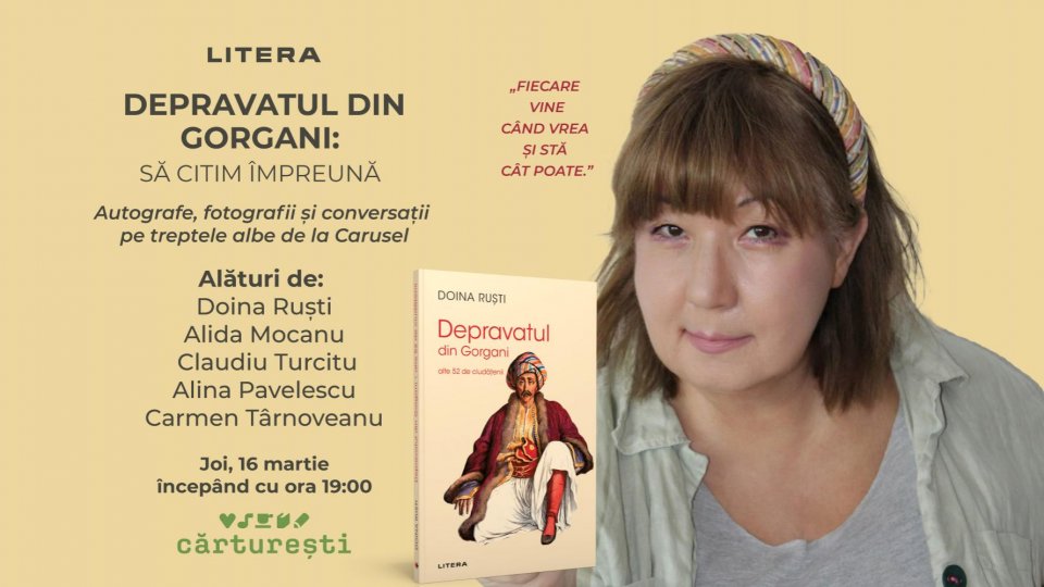 Texte şi pretexte - Fascinaţia exercitată de lumea fanariotă: desfrîu şi juisanţă. Invitată: scriitoarea Doina Ruşti