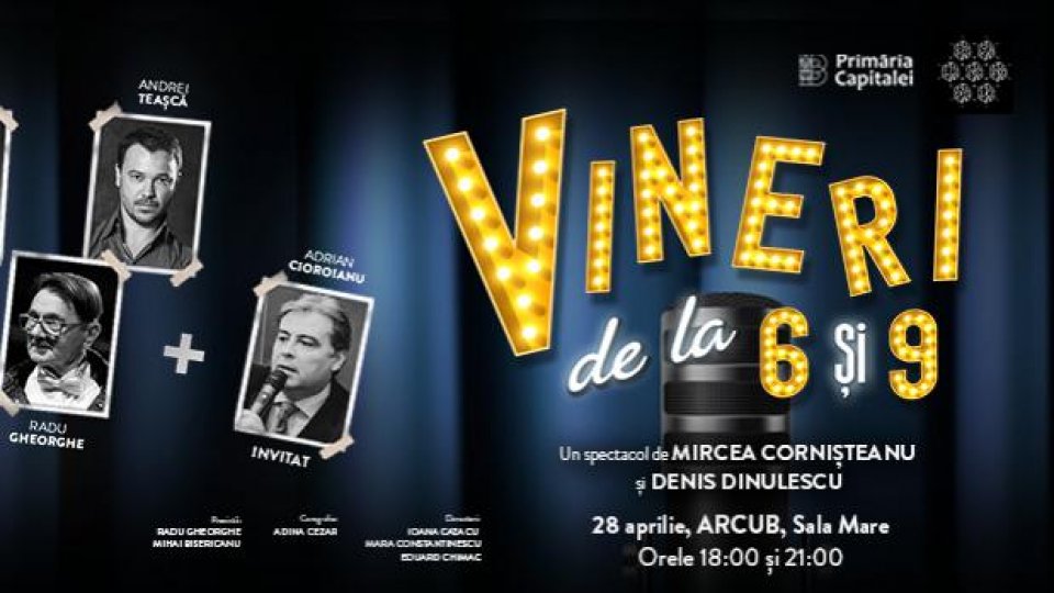 Nicu Alifantis, Mircea Dinescu și Emilia Popescu, printre protagoniștii noului spectacol de teatru din aprilie, de la ARCUB