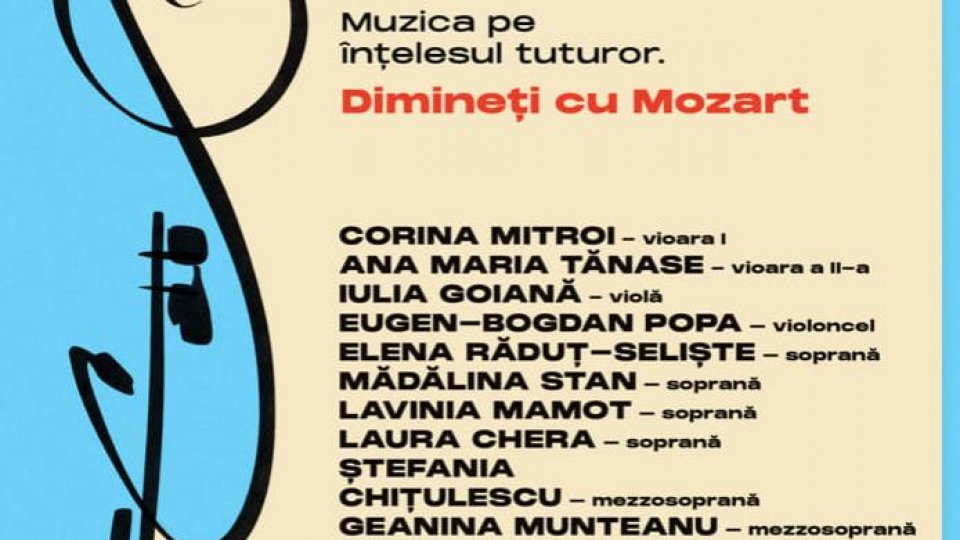 Magia muzicii lui Mozart la Ateneul Român