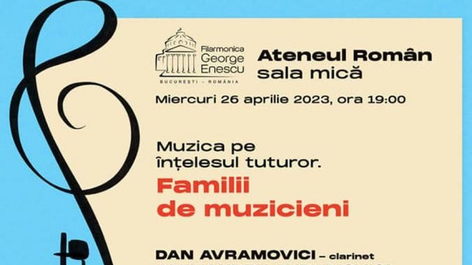 Muzica pe înțelesul tuturor. Familii de muzicieni