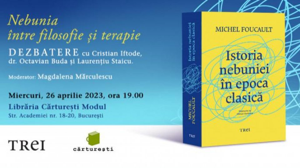"Nebunia între filosofie și terapie" -  Dezbatere cu Cristian Iftode , dr. Octavian Buda și Laurențiu Staicu