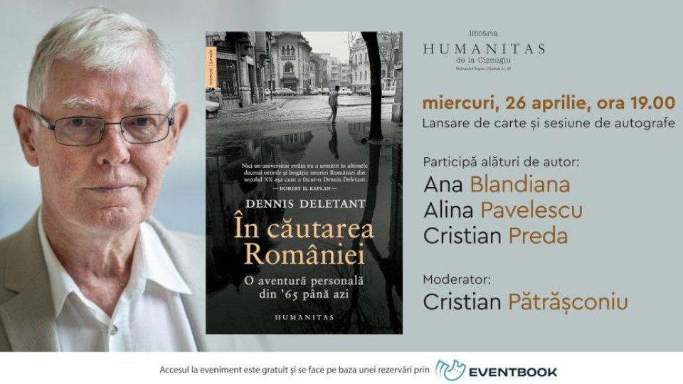 Dennis Deletant la București – lansarea cărții „În căutarea României: O aventură personală din '65 până azi“