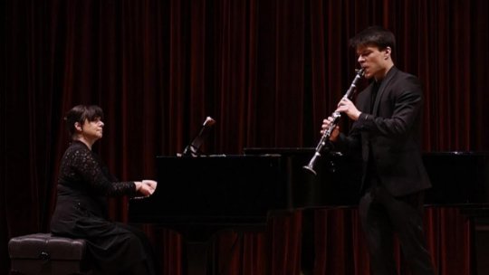 Turneul cameral Seri de Sonate susținut de clarinetistul Petru Pane şi pianista Oxana Corjos continuă la Viena și Berlin