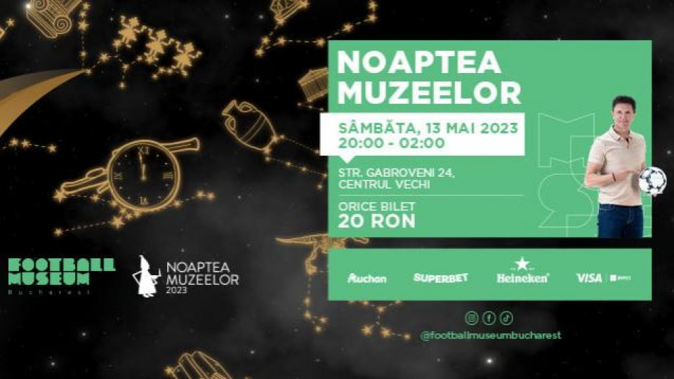 Muzeul Fotbalului în premieră la Noaptea Muzeelor 2023