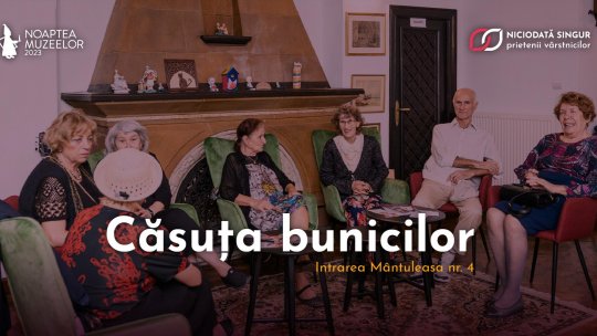 Asociația Niciodată Singur - Prietenii Vârstnicilor le oferă bunicilor din București un loc doar pentru ei la Noaptea Muzeelor