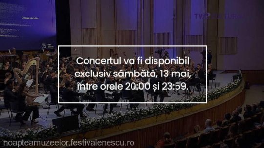 Festivalul Enescu: Concertul Orchestrei Les Dissonances - disponibil spre vizionare online în Noaptea Muzeelor