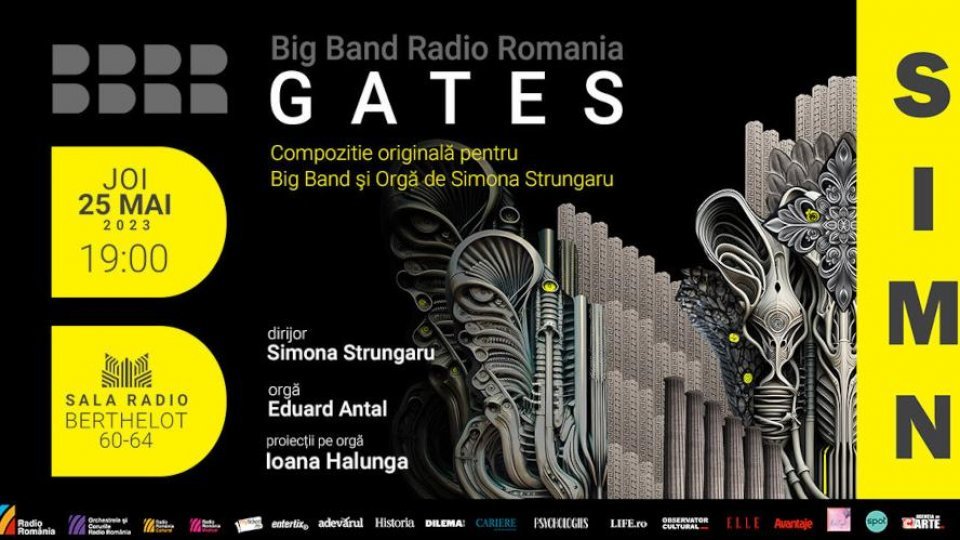 Soundcheck: GATES pentru big-band și orgă, compoziția Simonei Strungaru, va fi interpretată în primă audiție în cadrul SIMN 2023