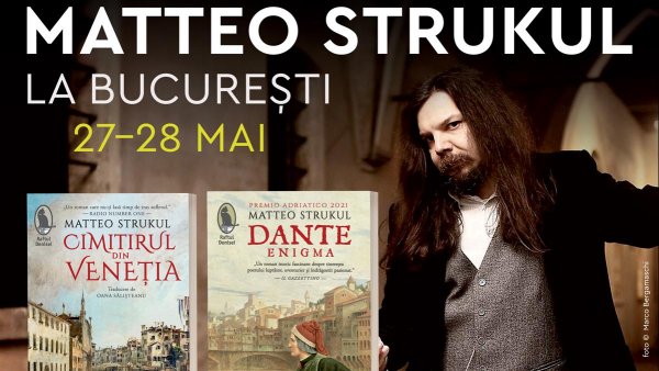 Matteo Strukul la Bookfest 2023, în cadrul programului Italia – Invitat de onoare Bookfest 2023