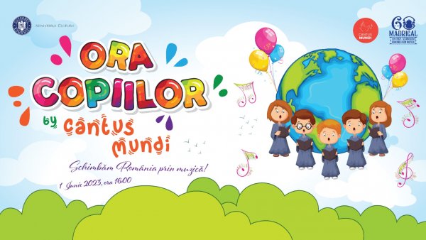 De 1 Iunie, peste 3.000 de copii cântă la Ora Copiilor by Cantus Mundi