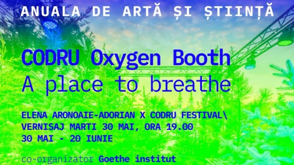 Instalația Oxygen Booth va fi expusă la București, în cadrul NeoArtCONNECT