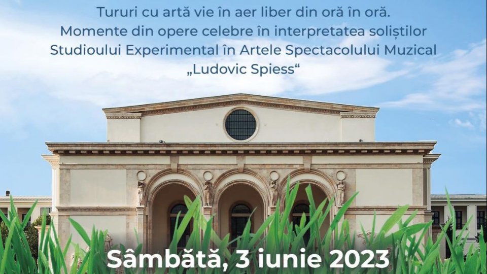 Opera Labirint, eveniment în aer liber pe esplanada Operei Naționale București  pe 3 iunie 2023