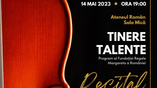 Arta muzicii de cameră și dezvoltarea talentelor muzicale Masterclass susținut de prof. univ. dr. Verona Maier și Recital la Ateneul Român al tinerilor muzicieni bursieri Tinere Talente