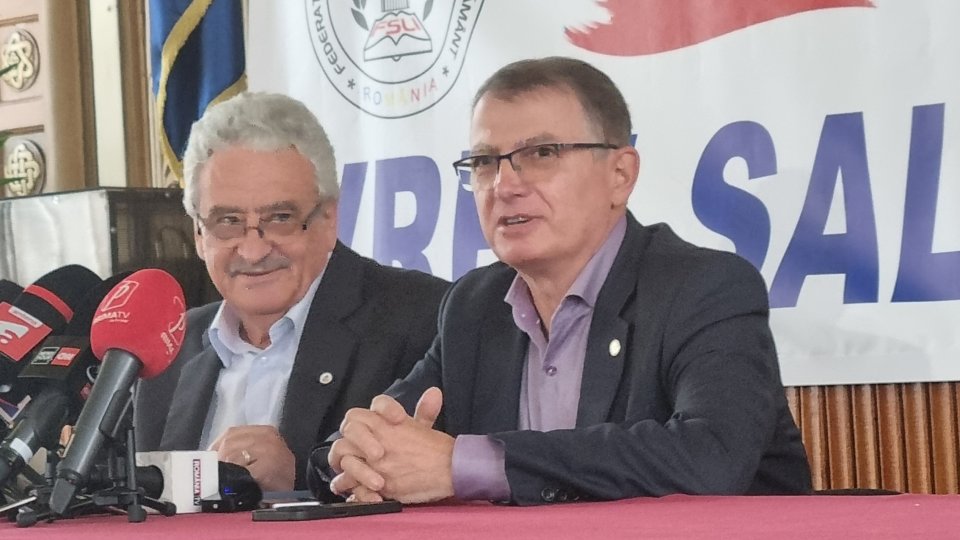 Greva din Educație a fost suspendată în această dimineață. Decizia a fost luată în urma consultării cu liderii județeni, a precizat Simion Hancescu, președintele Federației SIndicatelor Libere din Învățământ