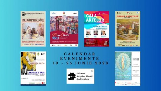 Uniunea Artiștilor Plastici din România recomandă noi manifestări din lumea artelor vizuale, 19-25 iunie 2023