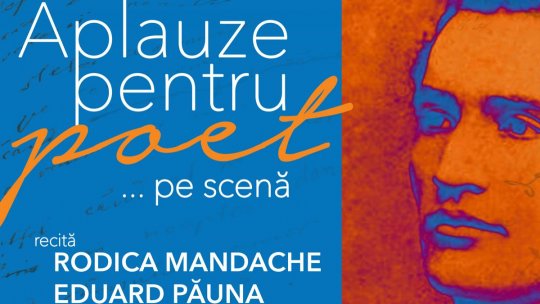 Rodica Mandache şi actorul Eduard Păuna aduc ”Aplauze pentru poet... pe scenă”, la FITS, pe 28 iunie