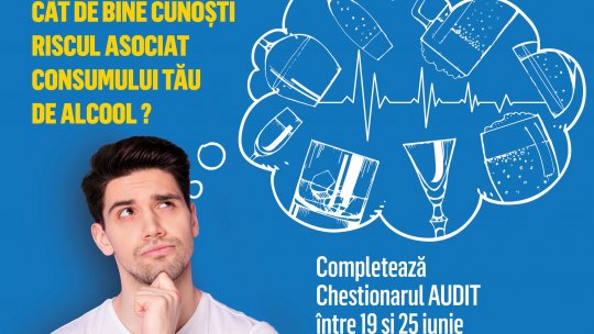 Campania de evaluare a consumului personal de alcool revine în toată țara