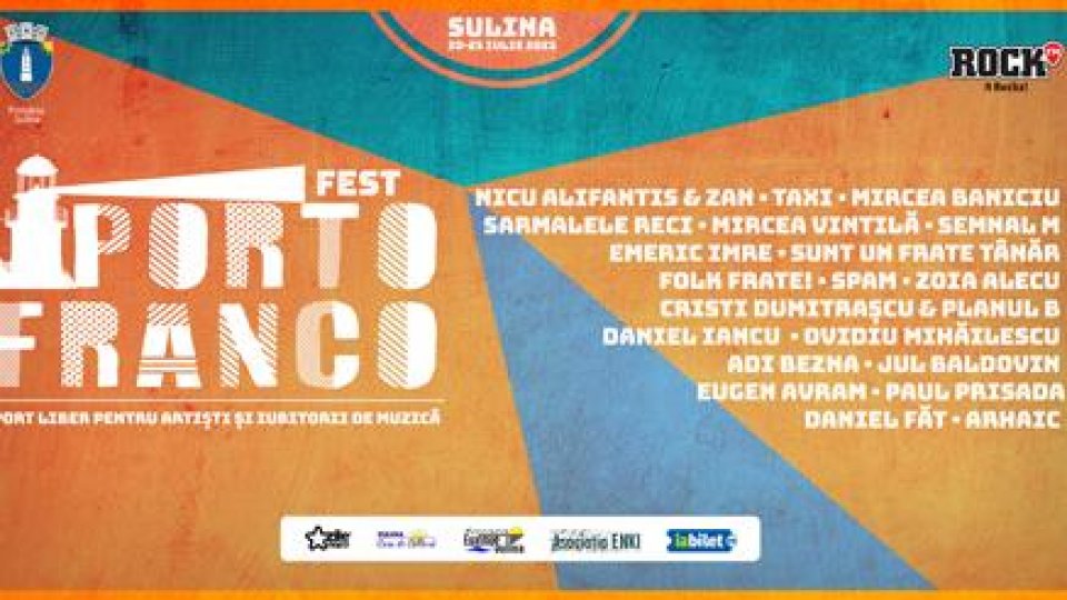 Prima ediție Porto Franco Fest, Sulina, 21-23 iulie 2023