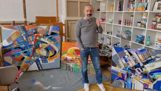 Protagonistul emisiunii Cult Top de duminica, 4 iunie a fost pictorul Marius Barb Barbone - vicepreședinte al Uniunii Artiștilor Plastici din România