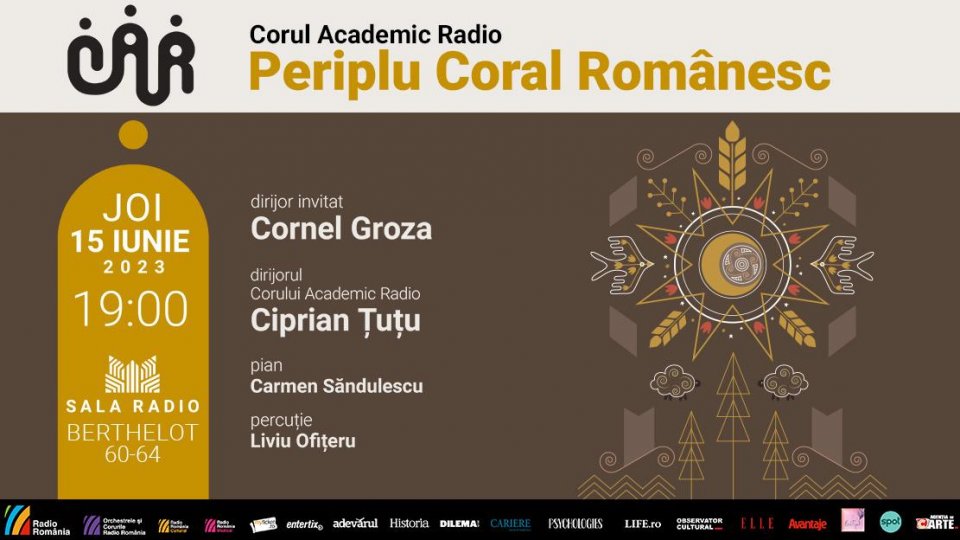 „Periplu coral românesc” la Sala Radio