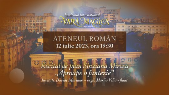 Muzică clasică și Inteligență Artificială pe scena Ateneului Român în recitalul pianistei Sînziana Mircea