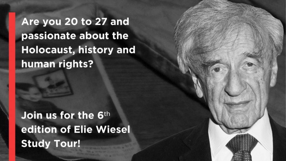American Councils for International Education anunță organizarea celei de-a șasea ediții a Elie Wiesel Study Tour