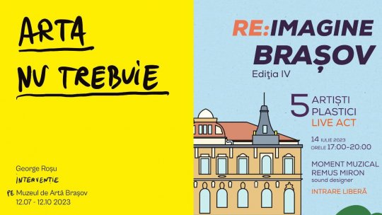 Muzeul de Artă Brașov inaugurează noua fațadă prin două evenimente