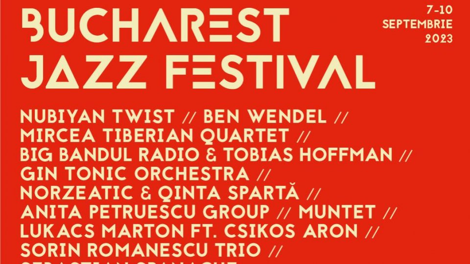 Save the Date: Bucharest Jazz Festival revine la Combinatul Fondului Plastic şi ARCUB – Hanul Gabroveni între 7 şi 10 septembrie