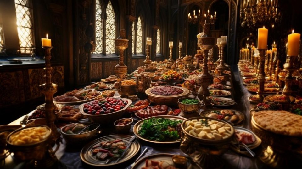 Povești cu mese și meniuri regale