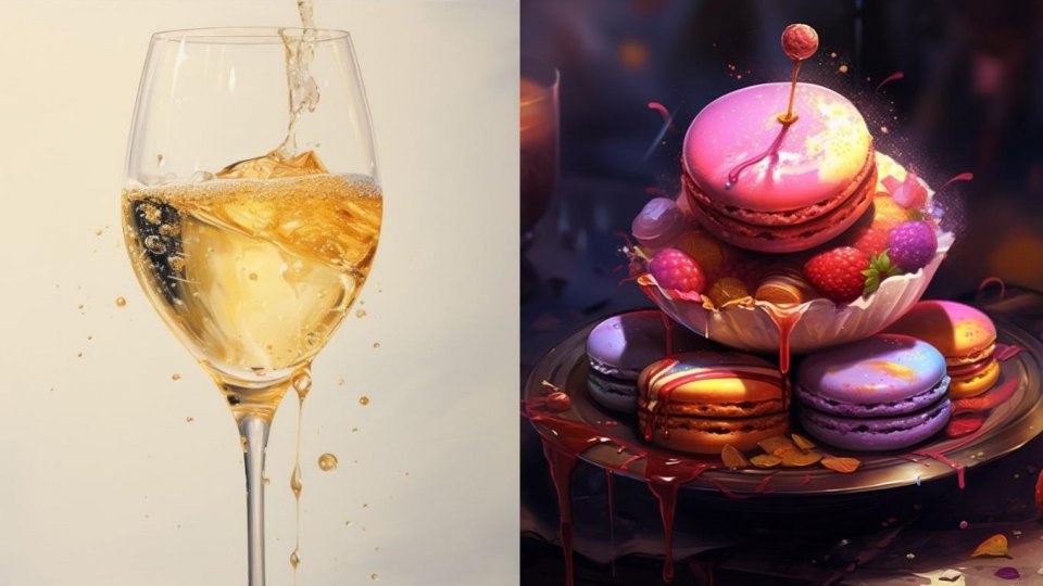 Poveste cu prosecco și macarons