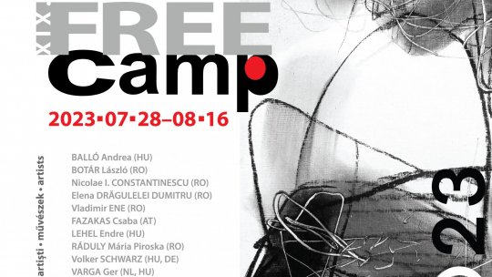 La Miercurea Ciuc, s-a desfăşurat până azi, FREE Camp - Atelier Internațional de Artă Plastică – 2023  – ediția a XIX-a