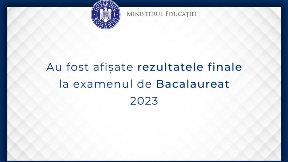 Bacalaureat 2023, sesiunea iunie-iulie: 75% - rata de promovare după soluționarea contestațiilor