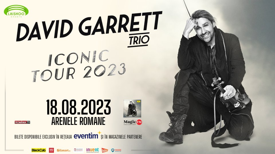 Concert David Garrett la Arenele Romane București - Program și reguli de acces