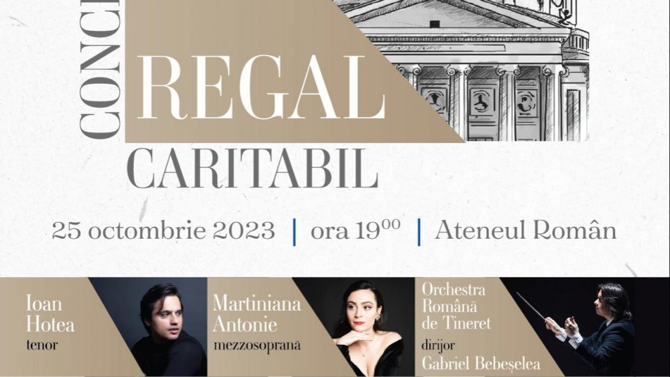 Muzicieni de excepție pe scena Ateneului Român,  la Concertul Regal caritabil din 25 octombrie