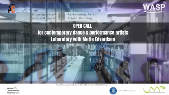 Open Call for contemporary dance & performance artists - Laboratory with Mette Edvardsen