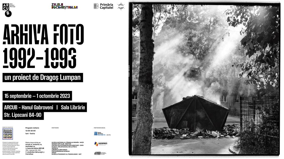 Expozițiile „ARHIVA FOTO 1992-1993” și „VREMURI BLURATE” semnate de Dragoș Lumpan: O retrospectivă asupra evoluției fotografiei de stradă, la ARCUB