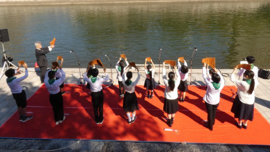 34 de naiuri produse dintr-un arbore supraviețuitor al exploziei de la Hiroshima, concert în premieră la Timișoara